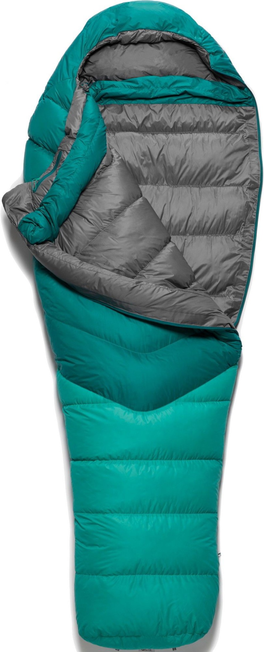 Camping Rab Backpacking & Lightweight Sleeping Bags | Rab Womens Alpine 400 Sleeping Bag - Atlantis Blue