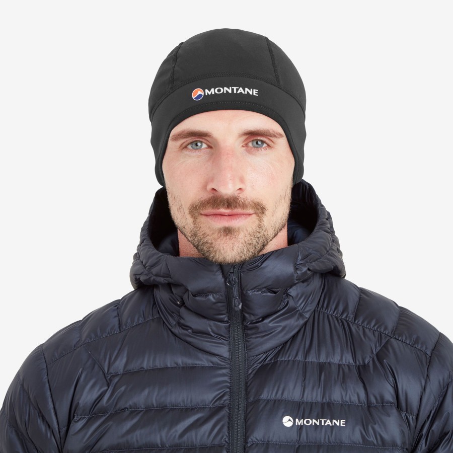 Clothing Montane Hats | Montane Windjammer Helmet Liner Black