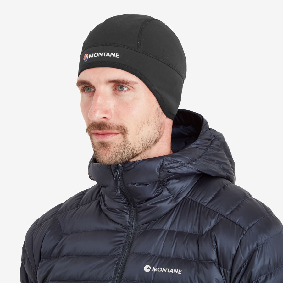 Clothing Montane Hats | Montane Windjammer Helmet Liner Black