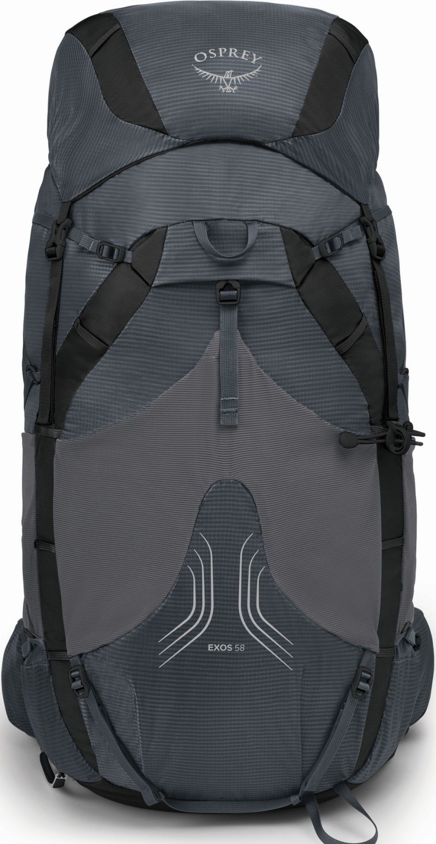 Rucksacks Osprey Fast & Light Rucksacks And Vests | Osprey Exos 58 Rucksack - Tungsten Grey