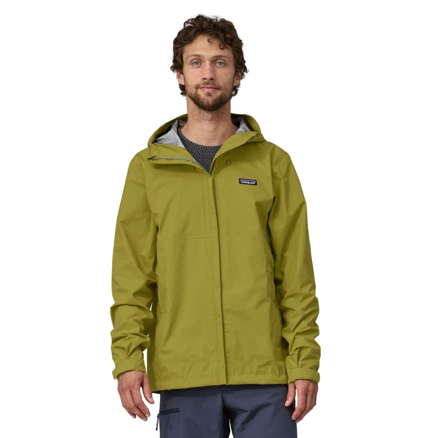 Clothing Patagonia Waterproof Jackets | Patagonia Mens Torrentshell 3L Jacket - Shrub Green