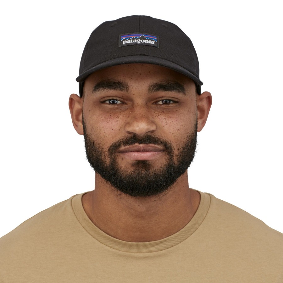 Clothing Patagonia Hats | Patagonia P-6 Label Trad Cap Black