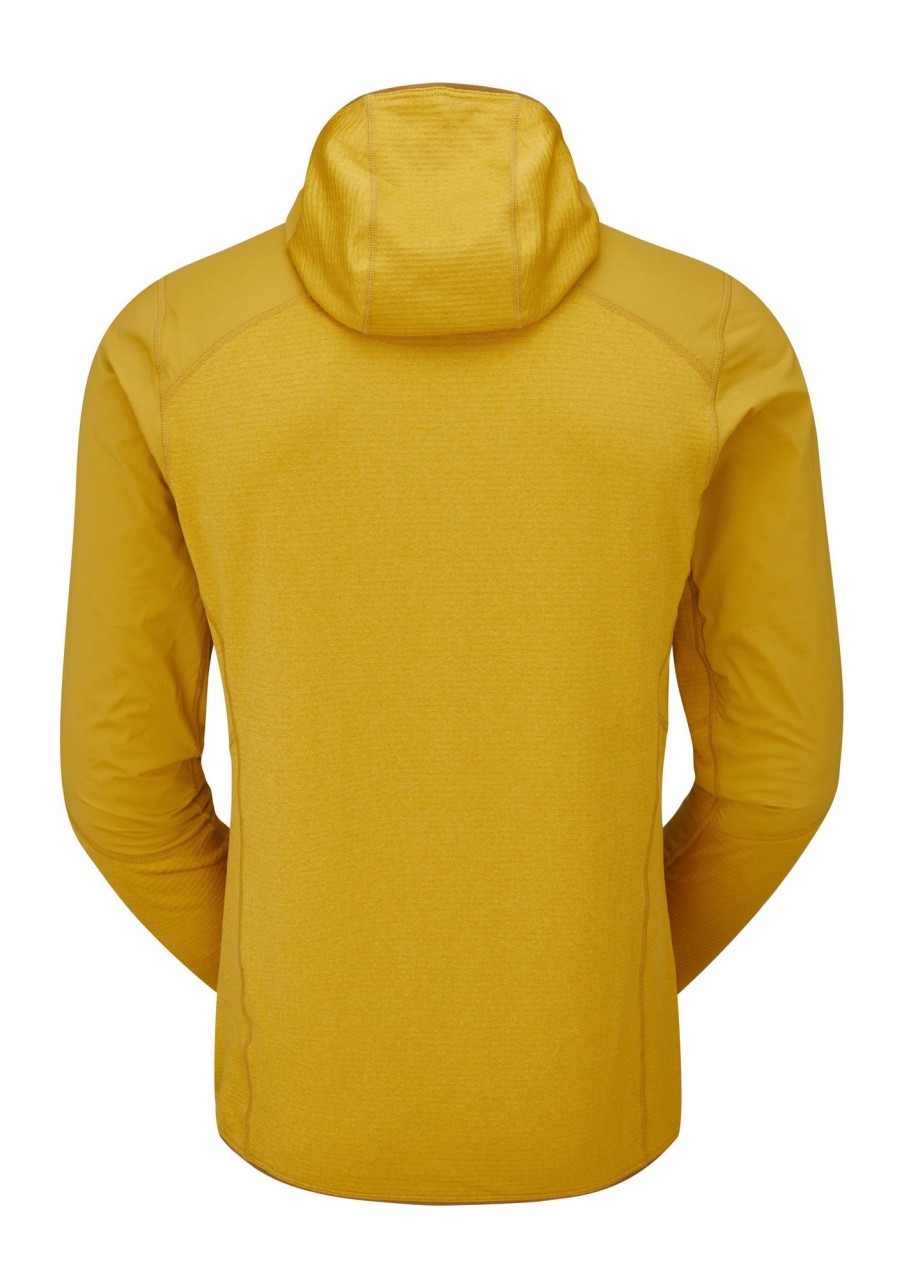 Clothing Rab Fleece & Mid Layer | Rab Mens Ascendor Summit Hoody Fz - Sahara Yellow