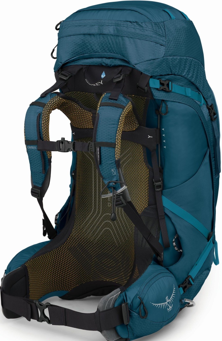 Rucksacks Osprey Backpacking Packs | Osprey Atmos Ag 65 Rucksack - Venturi Blue