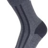 Clothing Meindl Socks | Meindl Mens Mt2 Trekking Socks - Anthracite Grey