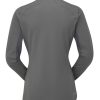 Clothing Rab T Shirts & Base Layers | Rab Womens Ridgeline Ls Tee - Graphene Grey