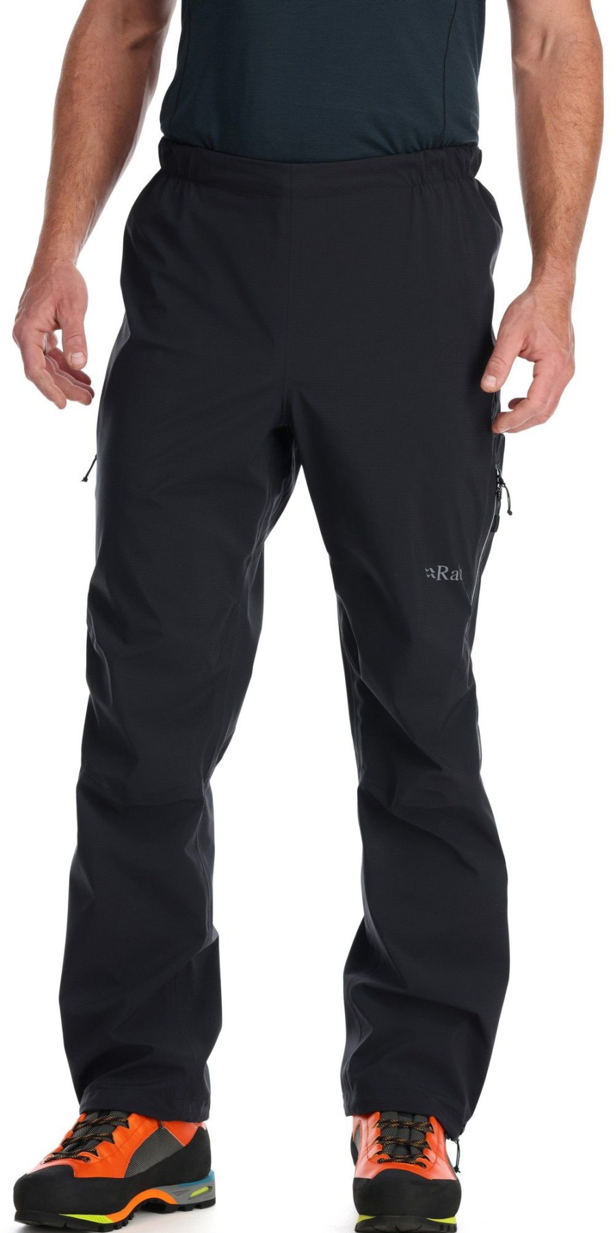 Clothing Rab Waterproof Trousers | Rab Mens Firewall Pants Black