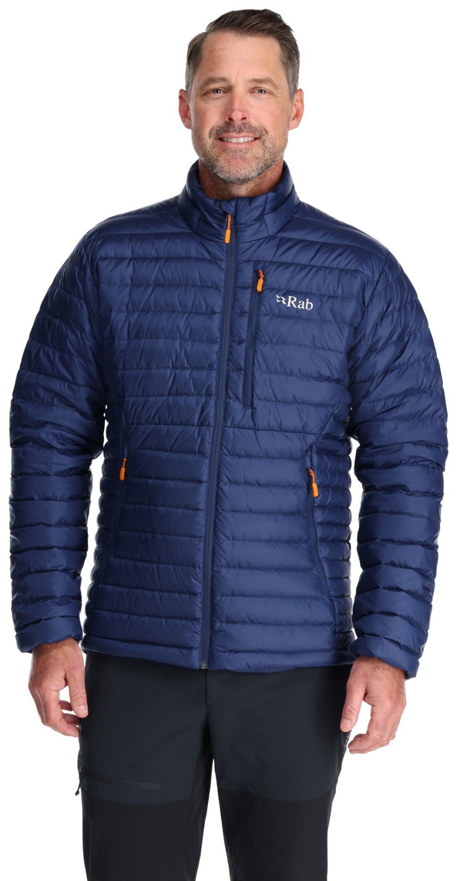 Clothing Rab Insulated Jackets | Rab Mens Microlight Jacket - Deep Ink Blue