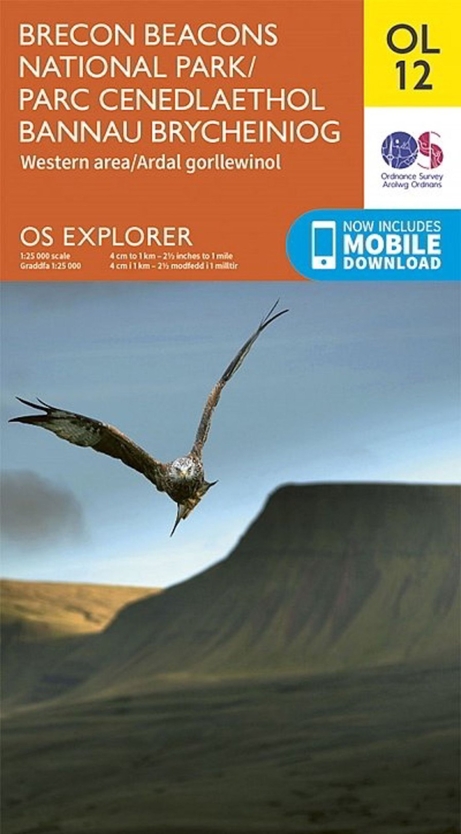 Equipment Ordnance Survey Maps And Books | Os Explorer Map Ol12 - Brecon Beacons National Park Orange