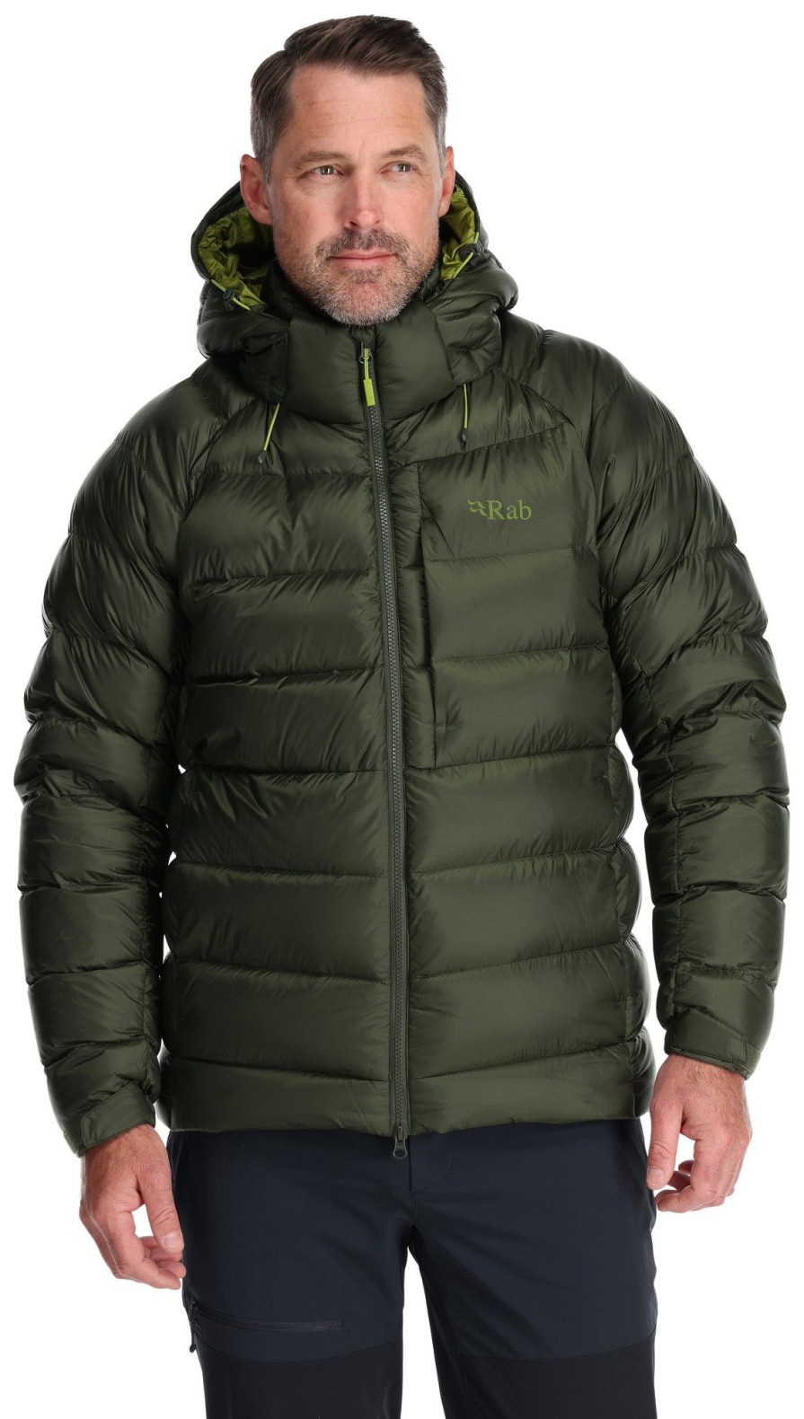 Clothing Rab Insulated Jackets | Rab Mens Axion Pro Jacket - Army Green