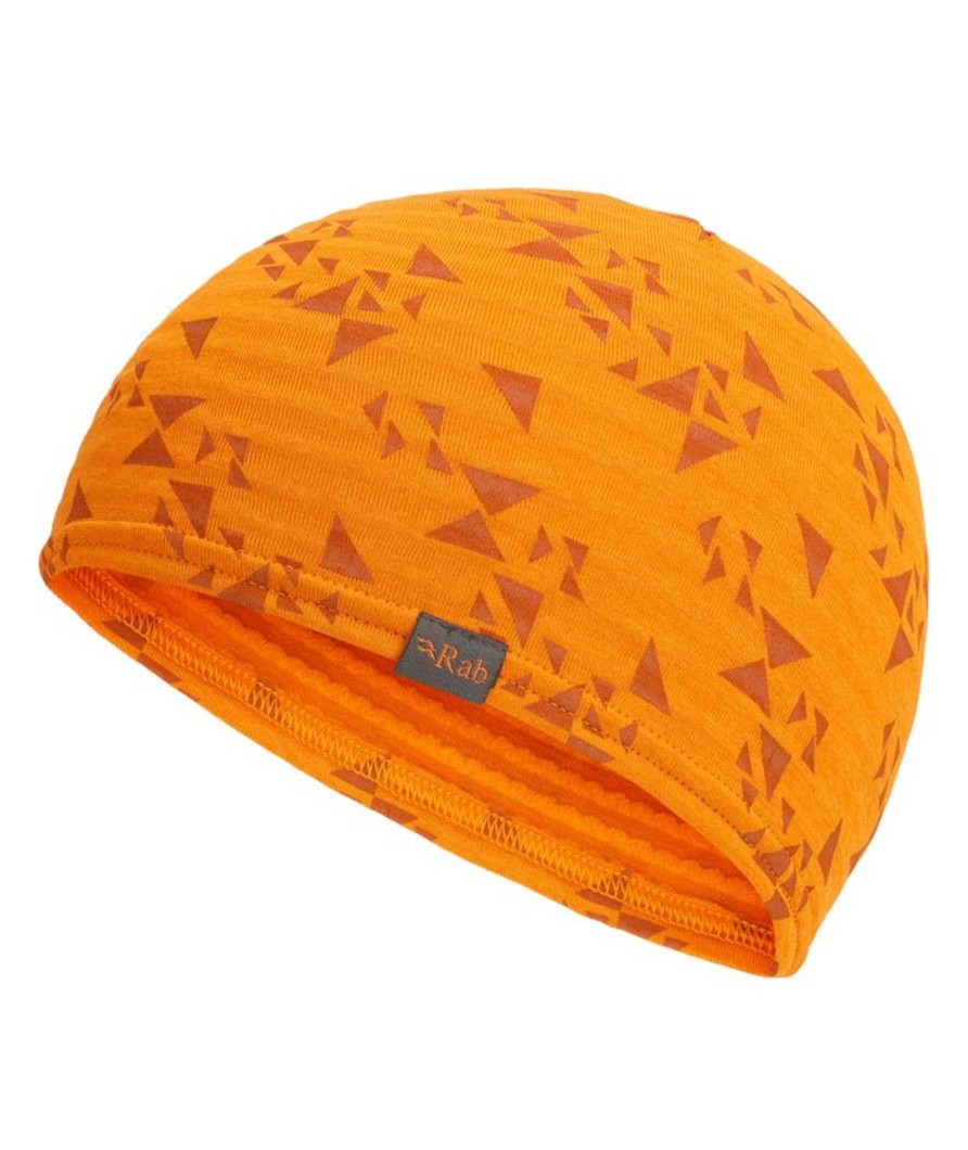 Clothing Rab Hats | Rab Filament Print Beanie - Marmalade Orange