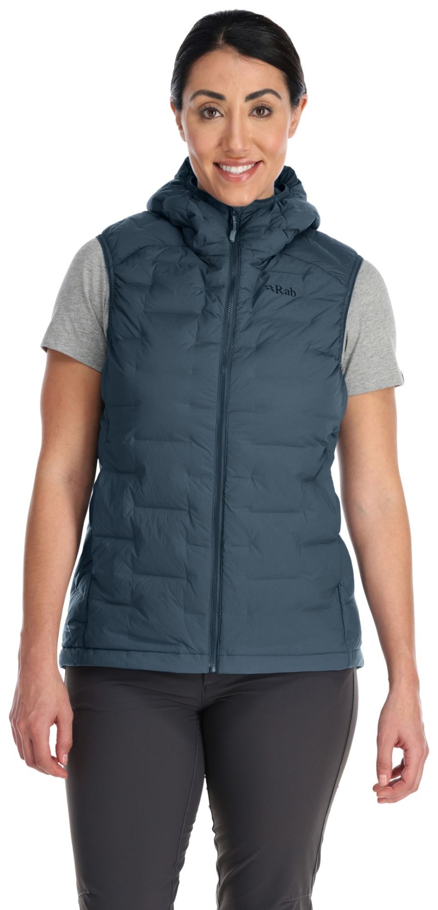 Clothing Rab Vests & Gilets | Rab Womens Cubit Stretch Down Vest - Orion Blue