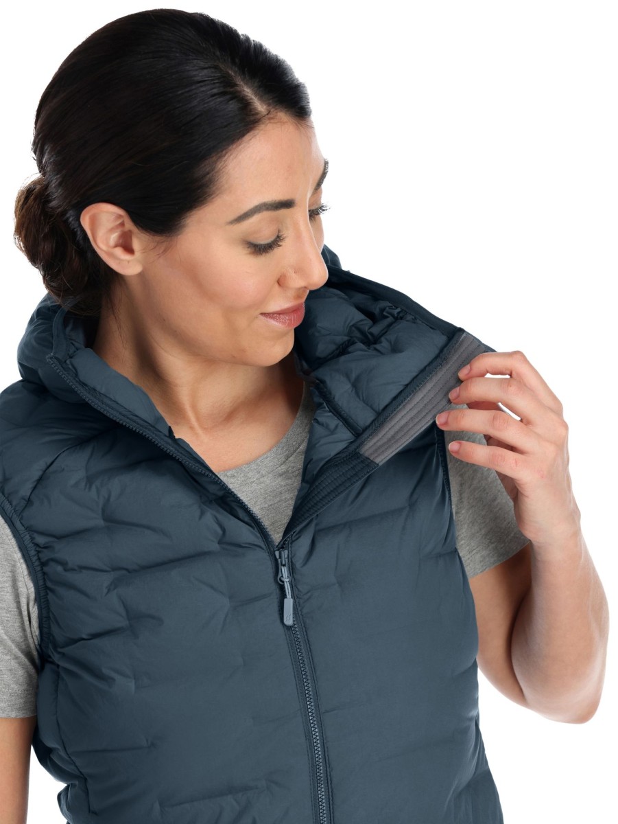 Clothing Rab Vests & Gilets | Rab Womens Cubit Stretch Down Vest - Orion Blue