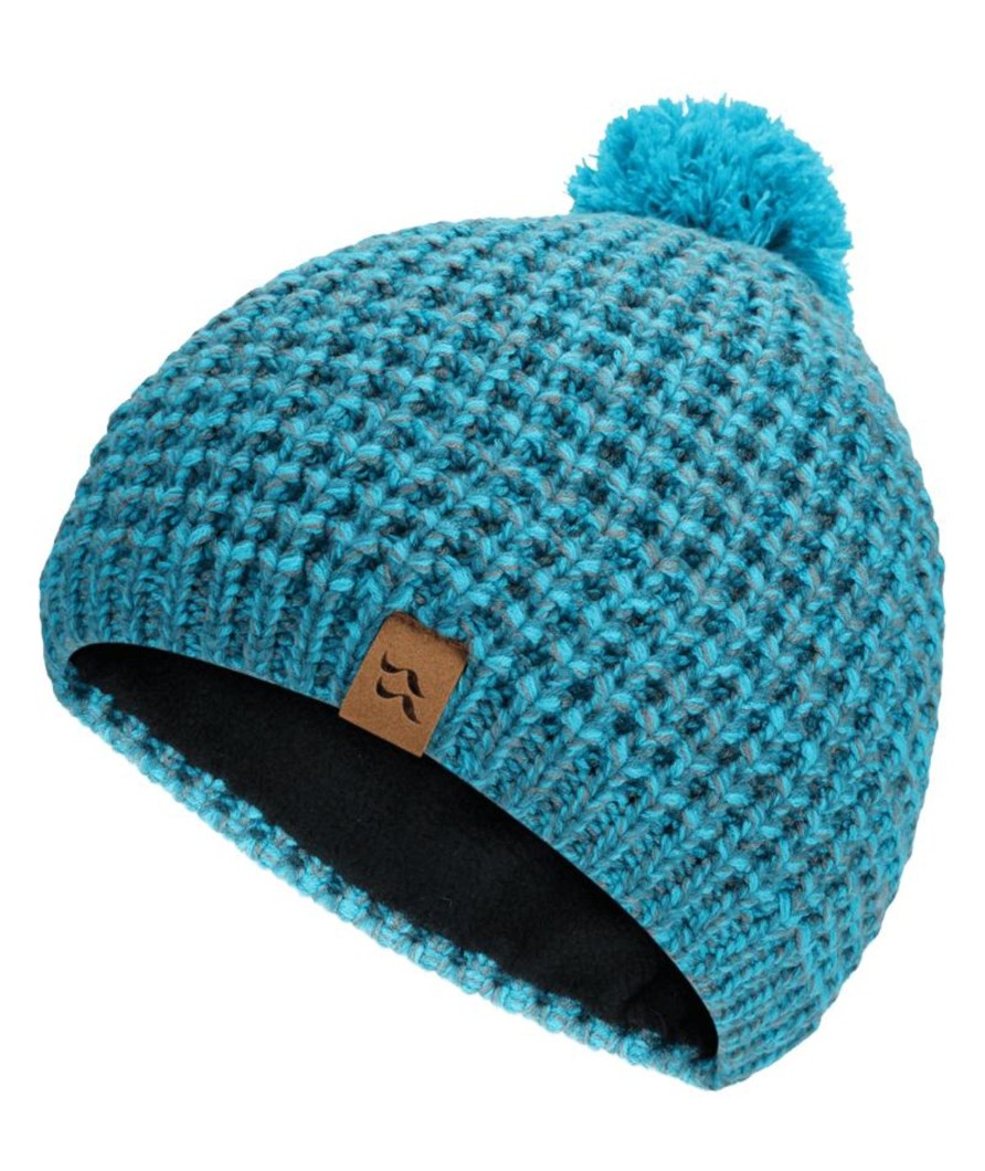 Clothing Rab Hats | Rab Nonna Bobble - Aquamarine Blue