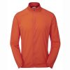 Clothing Rab Windshirts | Rab Mens Windveil Jacket - Firecracker Red