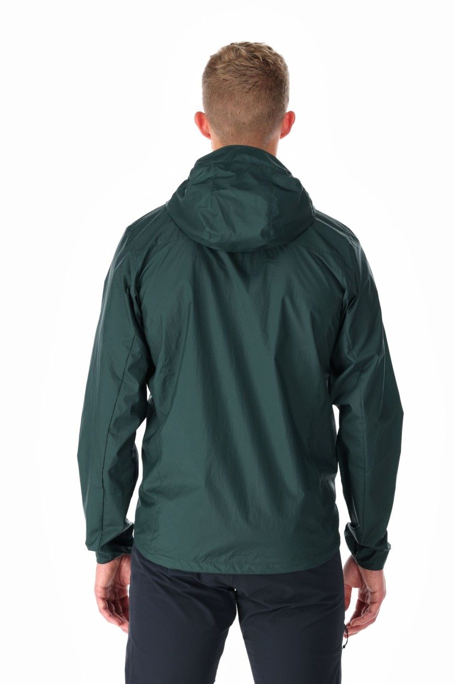 Clothing Rab Windshirts | Rab Mens Vital Hoody - Pine Green