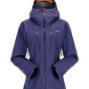 Clothing Rab Waterproof Jackets | Rab Womens Latok Alpine Gtx Jacket - Patriot Blue Purple