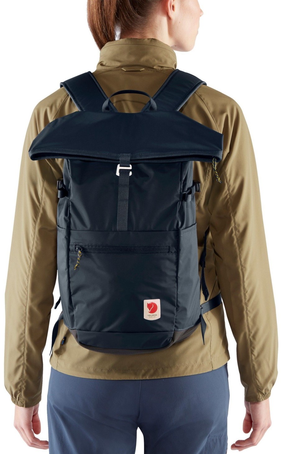 Rucksacks Fjallraven Day Packs | Fjallraven High Coast Foldsack 24 Rucksack - Shark Grey