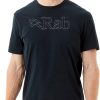 Clothing Rab T Shirts & Base Layers | Rab Mens Stance Sketch Ss Tee - Beluga Black