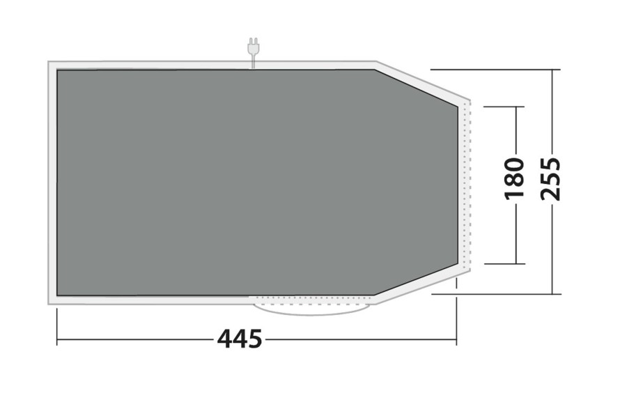 Camping Robens Footprints & Floors | Robens Double Dreamer 5 Footprint Black