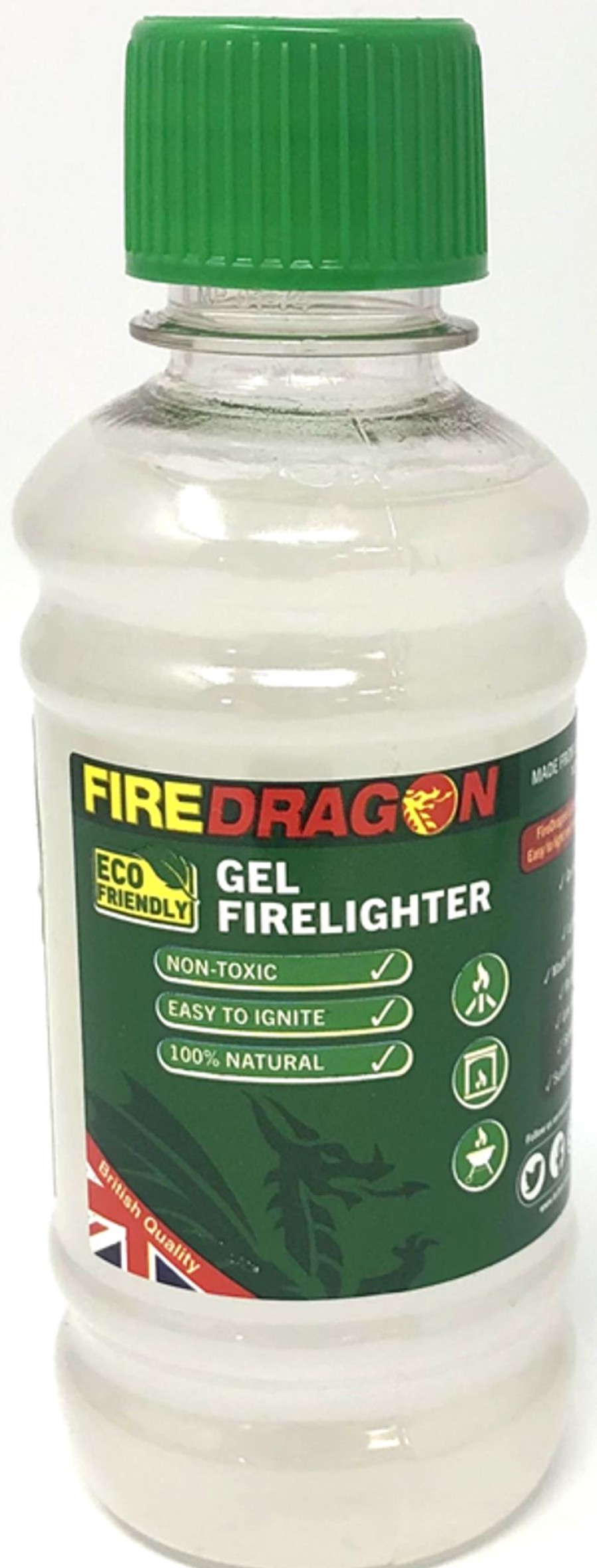 Camping BCB Stove Accessories | Fire Dragon Fuel Gel - 200Ml Clear