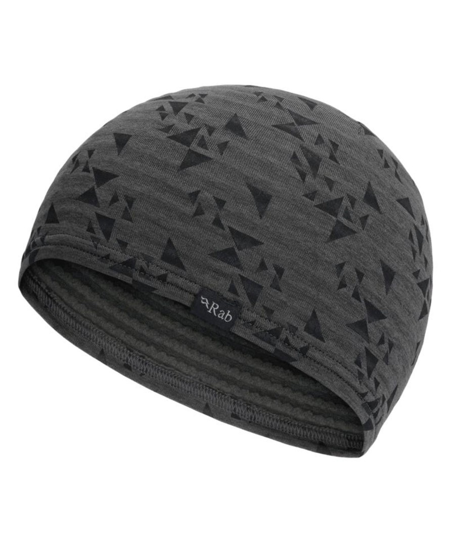 Clothing Rab Hats | Rab Filament Print Beanie - Graphene Grey