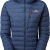 Clothing Mountain Equipment Insulated Jackets | Mountain Equipment Womens Earthrise Hooded Jacket - Dusk Blue