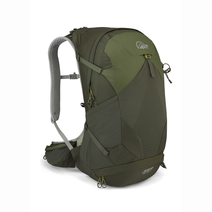 Rucksacks Lowe Alpine Day Packs | Lowe Alpine Airzone Trail Duo 32 Rucksack - Army-Bracken Green