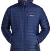 Clothing Rab Insulated Jackets | Rab Mens Microlight Alpine Jacket - Deep Ink Blue