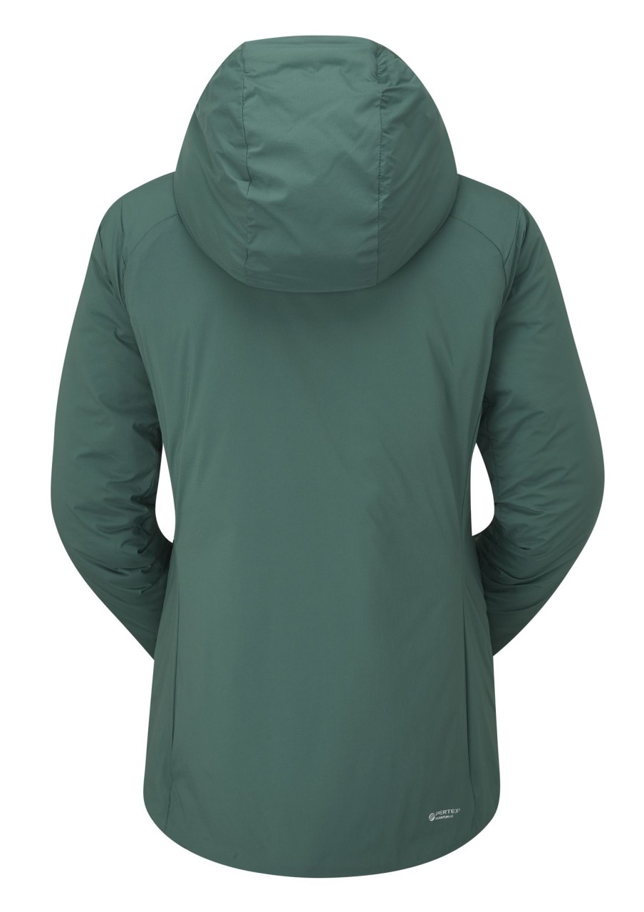 Clothing Rab Insulated Jackets | Rab Womens Xenair Alpine Jacket Slate Green