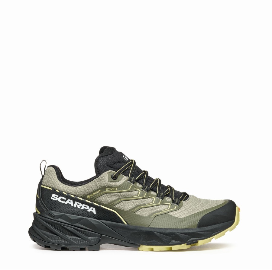 Footwear Scarpa Walking Shoes | Scarpa Womens Rush Gtx 2 Shoes - Sage-Dusty Yellow Green