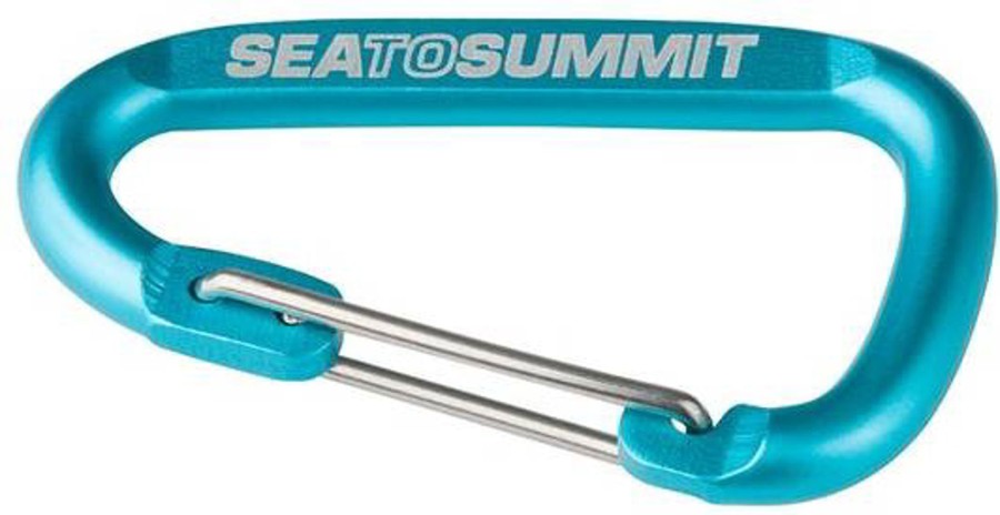 Rucksacks Sea To Summit Buckles & Straps | Sea To Summit Accessory Carabiner - Atlantic Blue