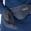 Clothing Rab Gloves | Rab Geon Gloves Steel Marl Black