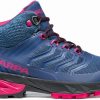 Footwear Scarpa Kids Boots & Shoes | Scarpa Rush Mid Kids Gtx Boots - Blue-Fuxia