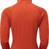 Clothing Montane Fleece & Mid Layer | Montane Womens Protium Hoodie - Saffron Red