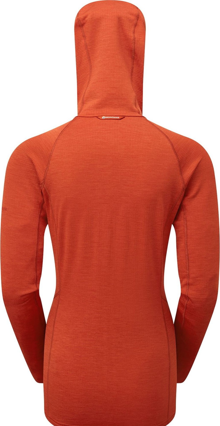 Clothing Montane Fleece & Mid Layer | Montane Womens Protium Hoodie - Saffron Red