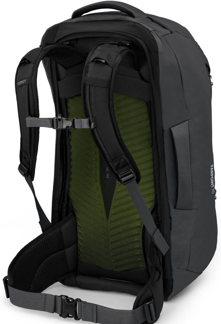 Rucksacks Osprey Luggage & Carry-On | Osprey Farpoint 70 Travel Pack - Tunnel Vision Grey