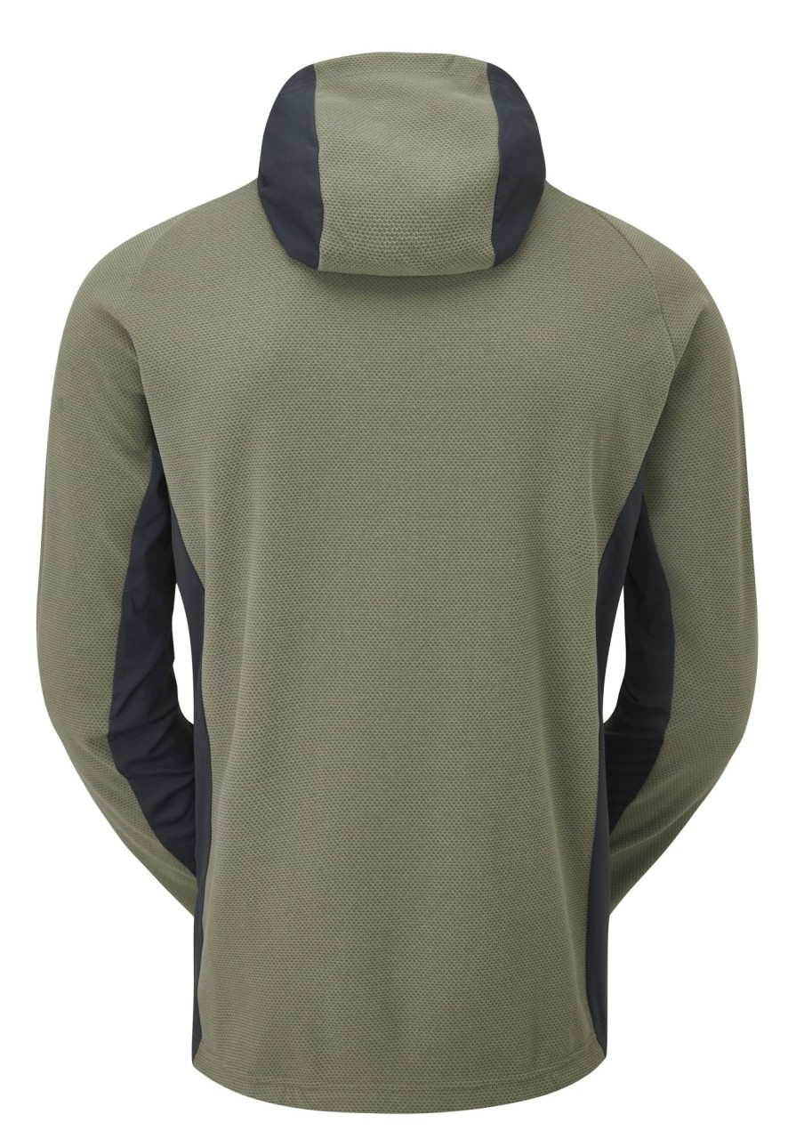 Clothing Rab Fleece & Mid Layer | Rab Mens Capacitor Hoody - Light Khaki Green