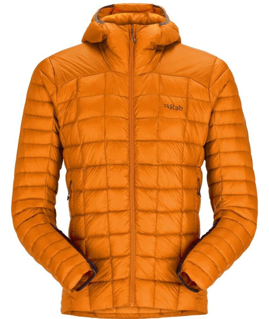 Clothing Rab Insulated Jackets | Rab Mens Mythic Alpine Light Jacket - Marmalade Orange