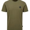 Clothing Rab T Shirts & Base Layers | Rab Mens Basecamp Logo Badge Tee - Light Khaki Green