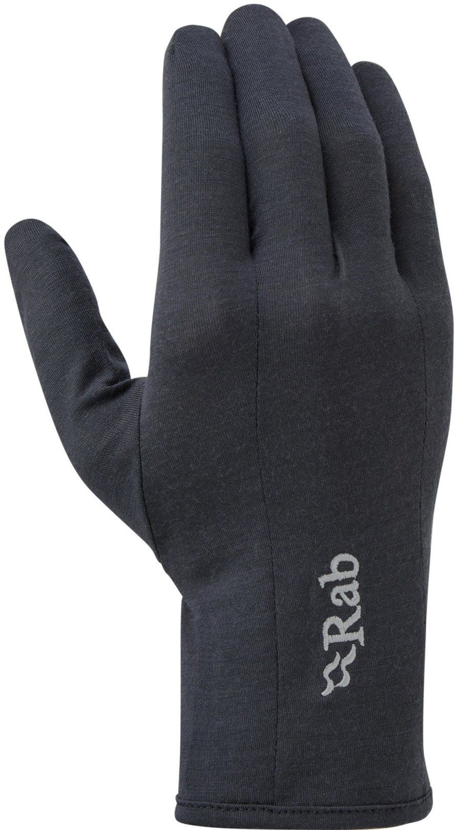 Clothing Rab Gloves | Rab Mens Forge 160 Glove - Ebony Grey