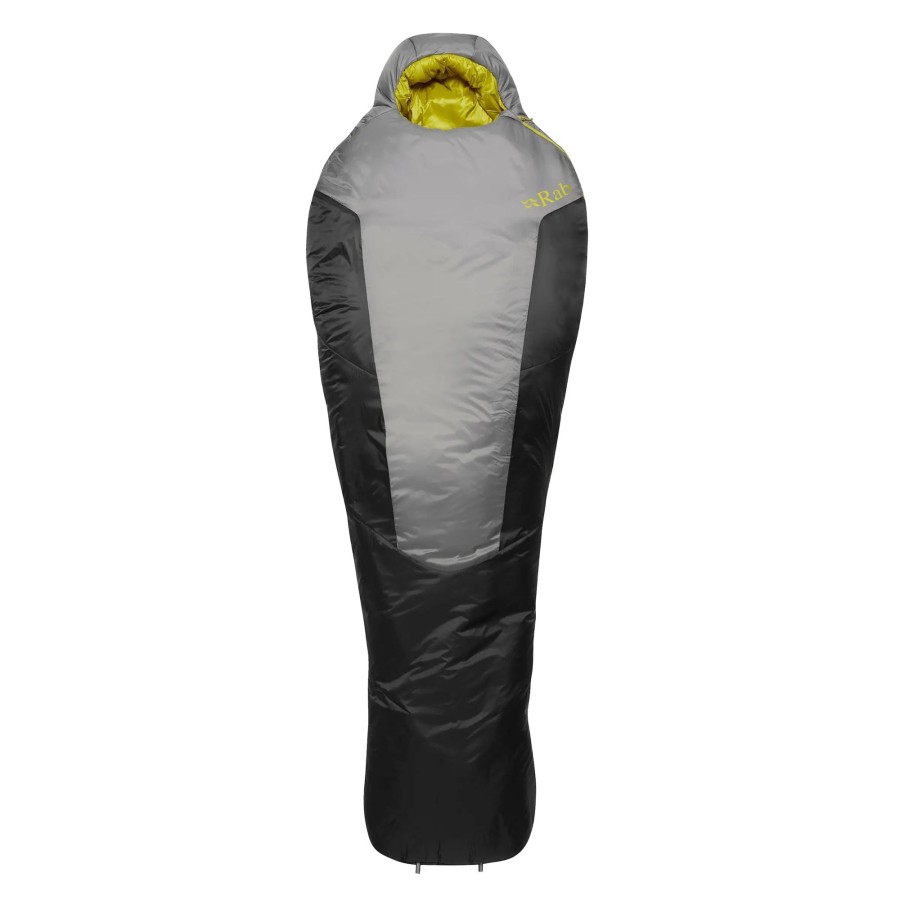 Camping Rab Backpacking & Lightweight Sleeping Bags | Rab Solar Ultra 2 Sleeping Bag - Long Length - Granite Grey