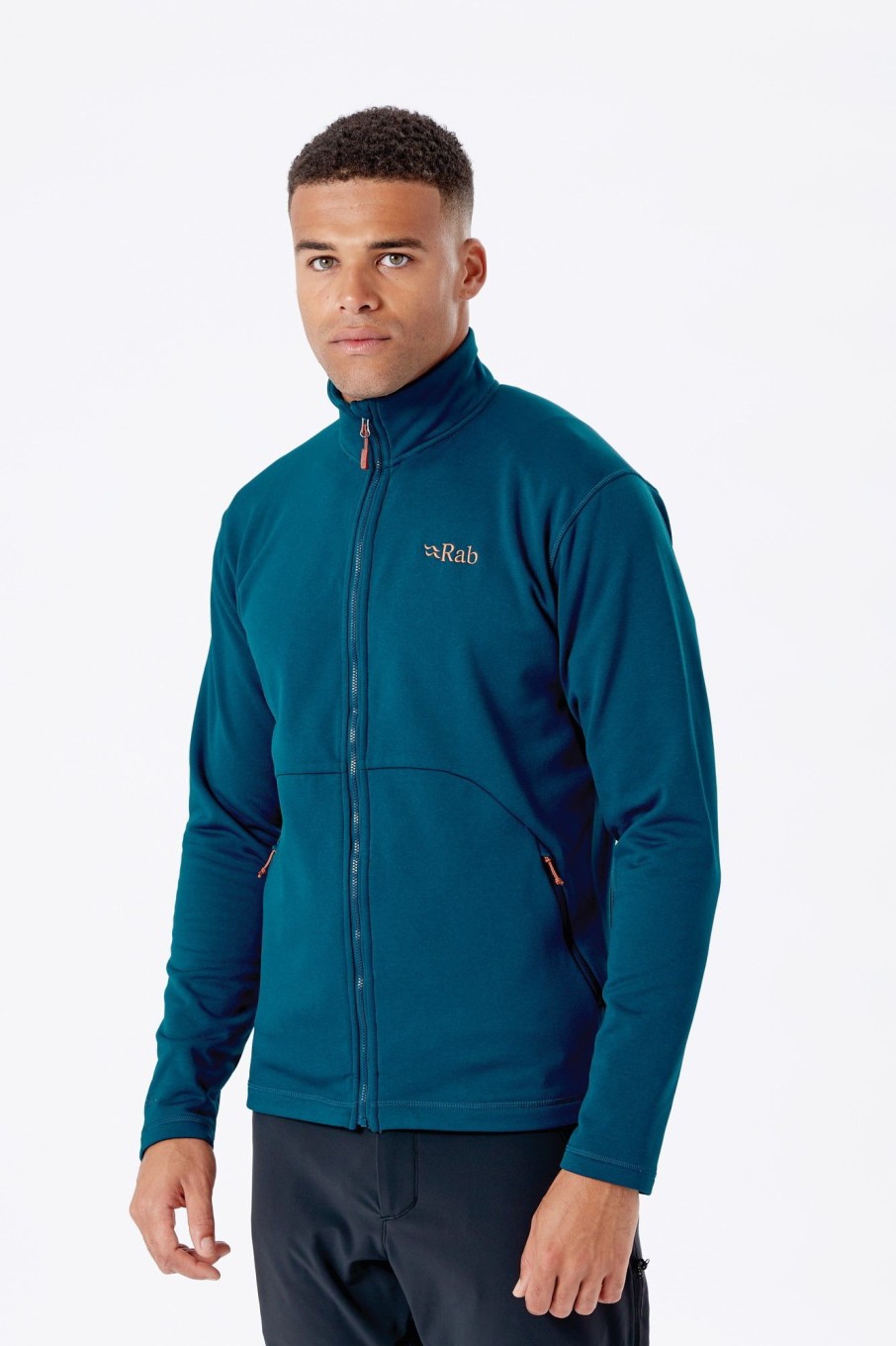 Clothing Rab Fleece & Mid Layer | Rab Mens Geon Jacket - Deep Ink Blue