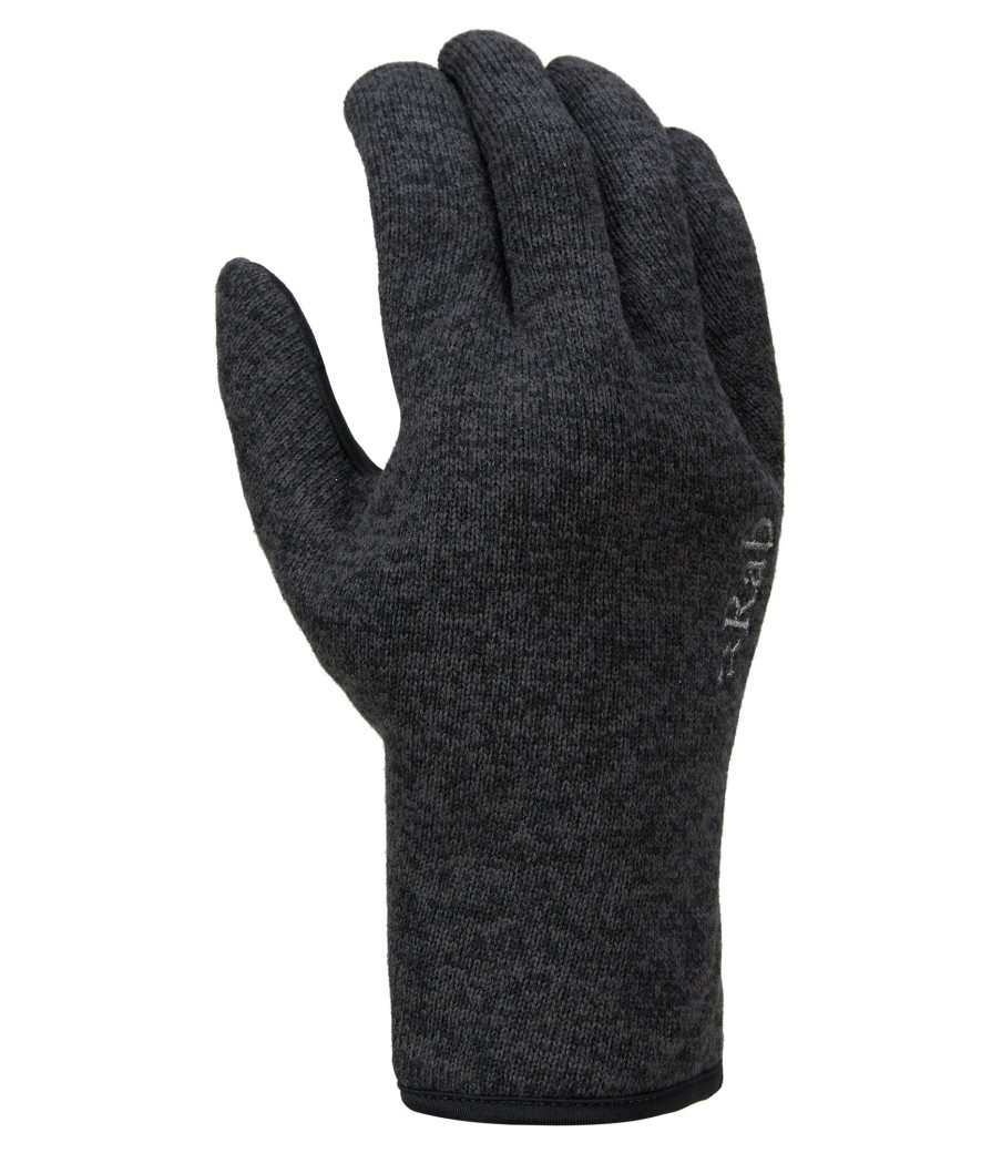 Clothing Rab Gloves | Rab Mens Quest Infinium Gloves - Anthracite Black