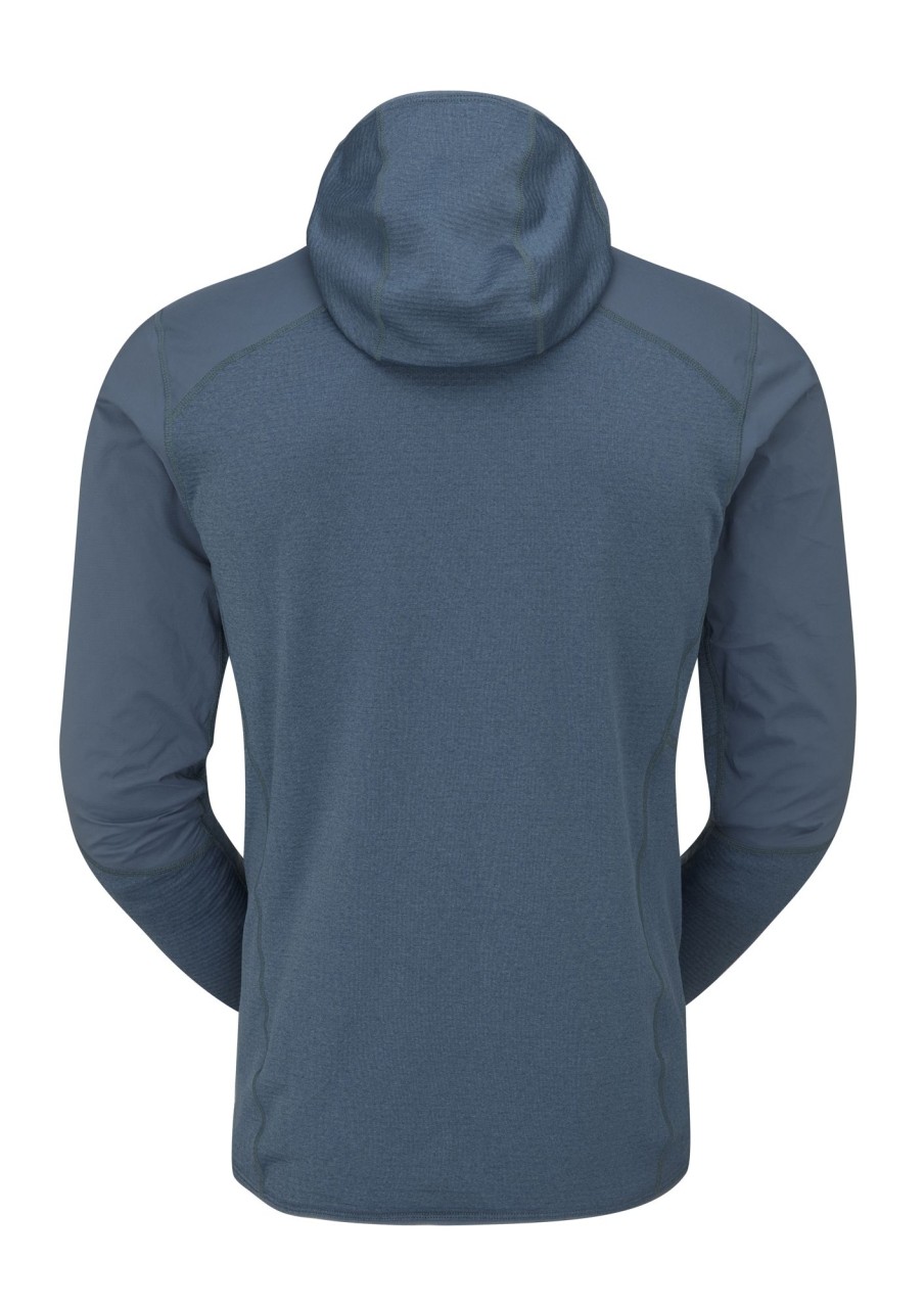 Clothing Rab Fleece & Mid Layer | Rab Mens Ascendor Summit Hoody Fz - Orion Blue