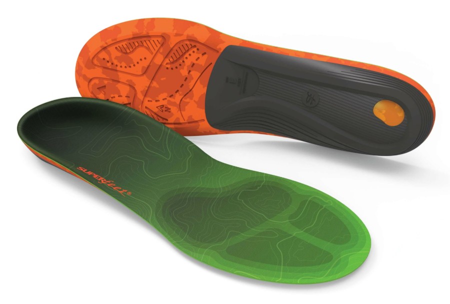 Footwear Superfeet Footbeds & Insoles | Superfeet Trailblazers Comfort Insoles Green