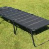 Camping Outdoor Revolution Family & Leisure Camp Beds And Sleeping Mats | Outdoor Revolution Premium Bed Lounger Black