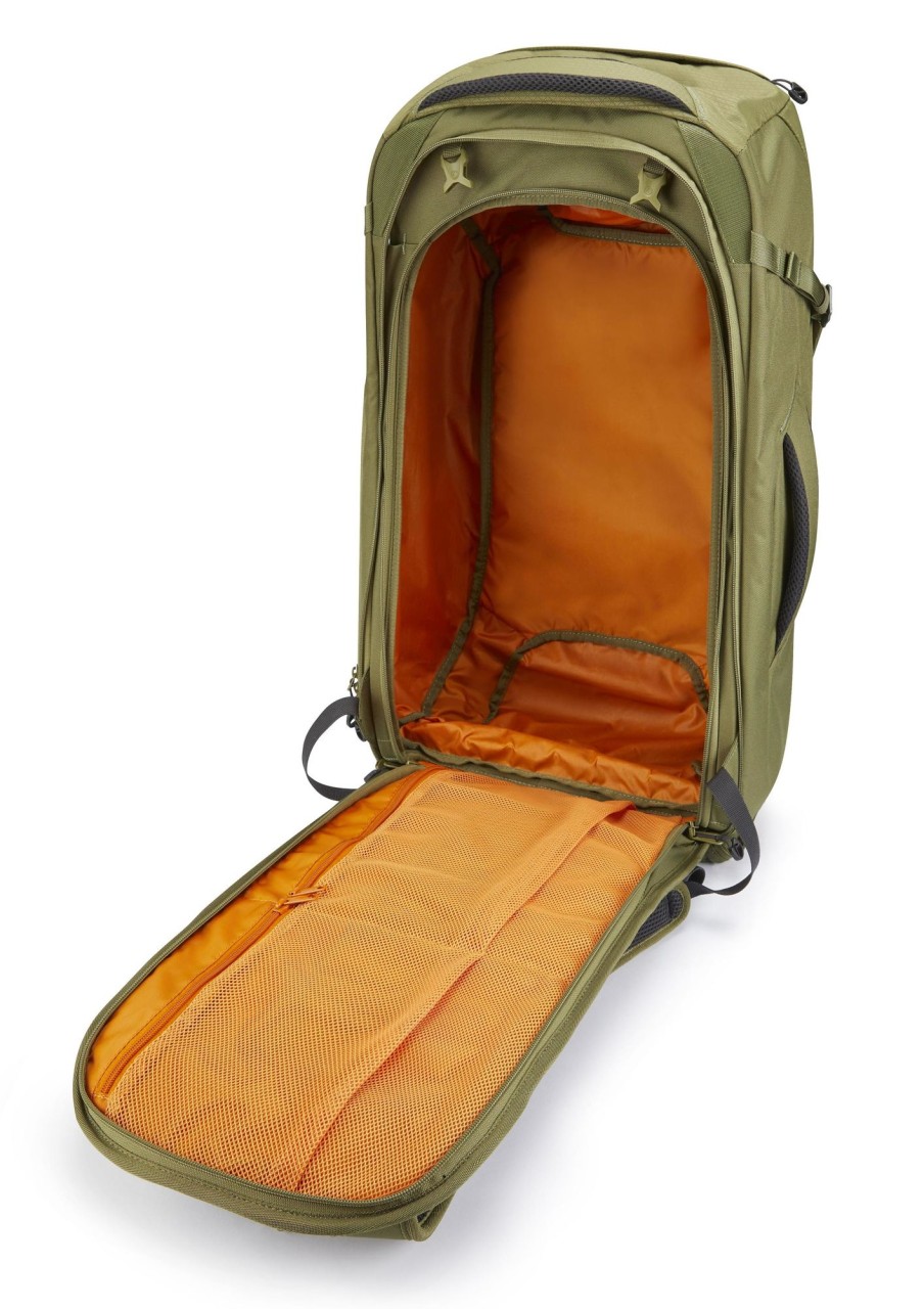 Rucksacks Lowe Alpine Luggage & Carry-On | Lowe Alpine Womens Escape Tour Nd50+15 - Chlorite Green