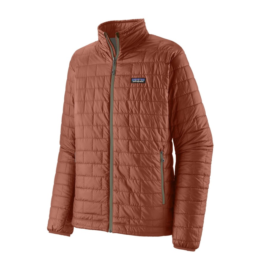 Clothing Patagonia Insulated Jackets | Patagonia Mens Nano Puff Jacket - Burl Red