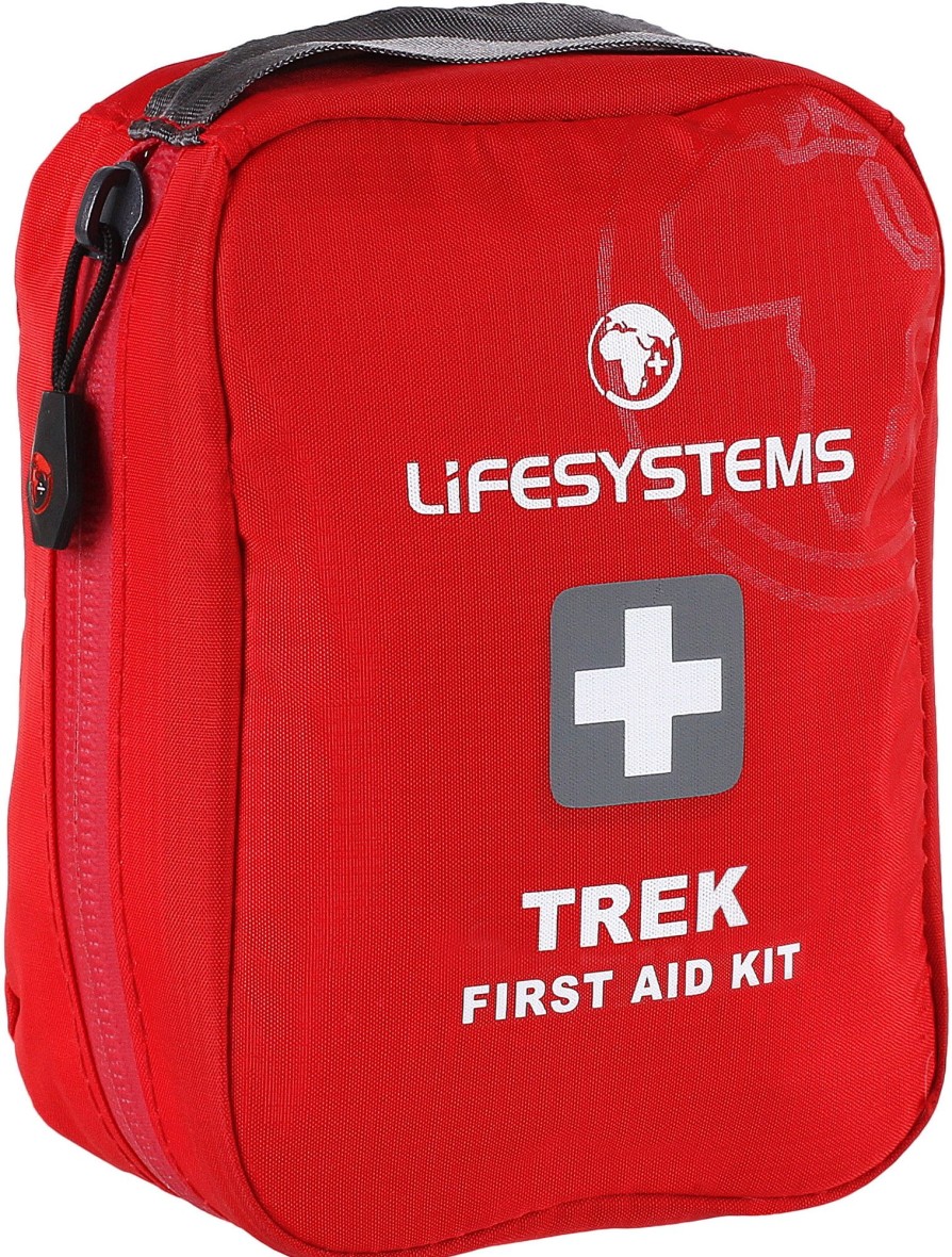 Equipment Lifesystems First Aid | Lifesystems Trek First Aid Kit Red